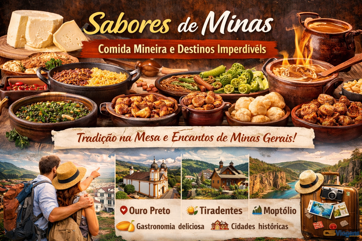 Sabores de Minas: A Tradição da Comida Mineira e Seus Destinos Mais Encantadores