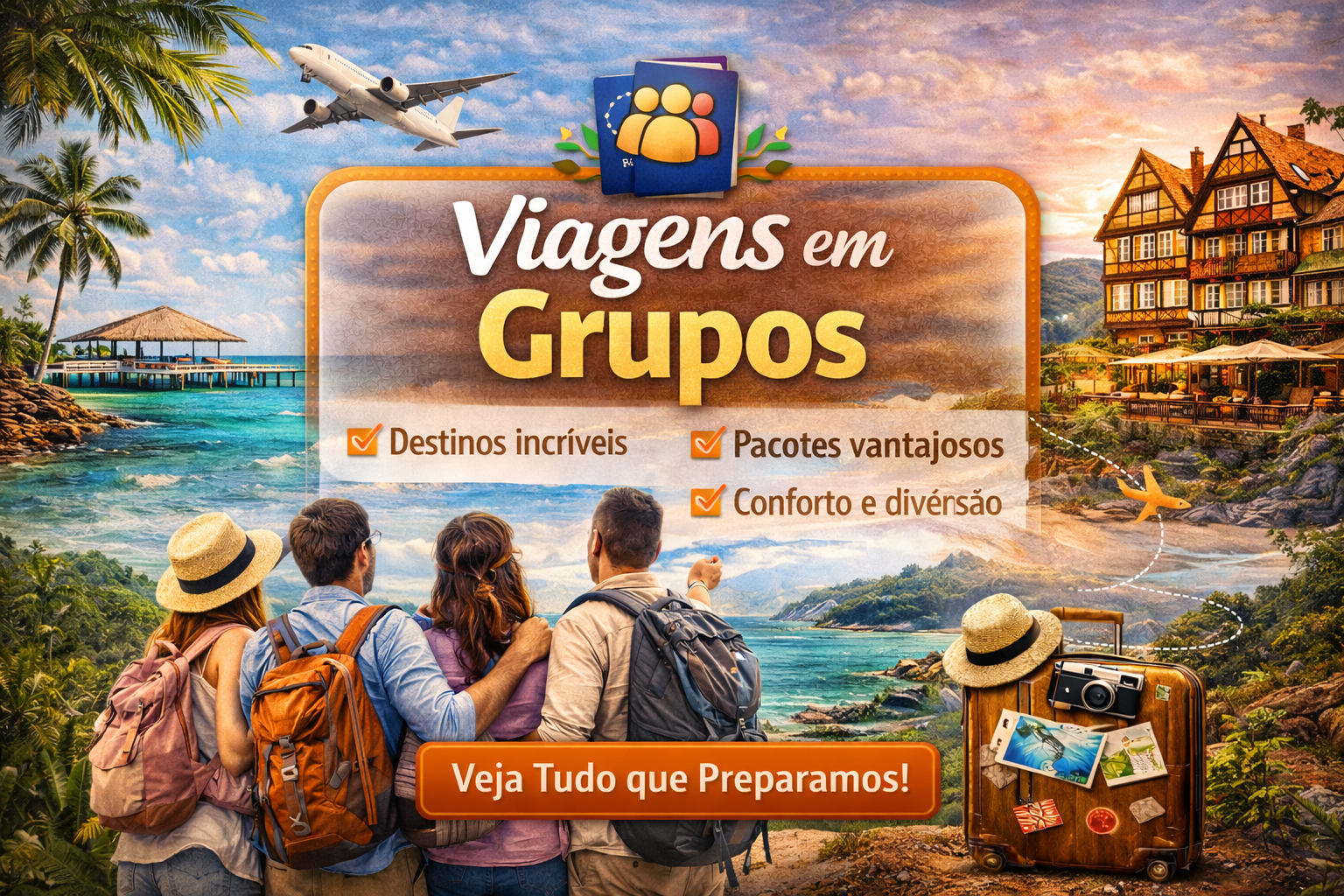 Viagens em Grupos